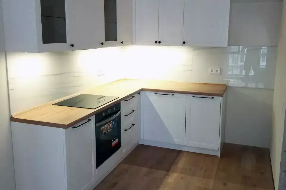 Кухня Белый лён